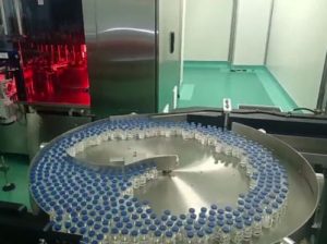 Máy đóng hộp cho lọ và thiết bị cấp lọ